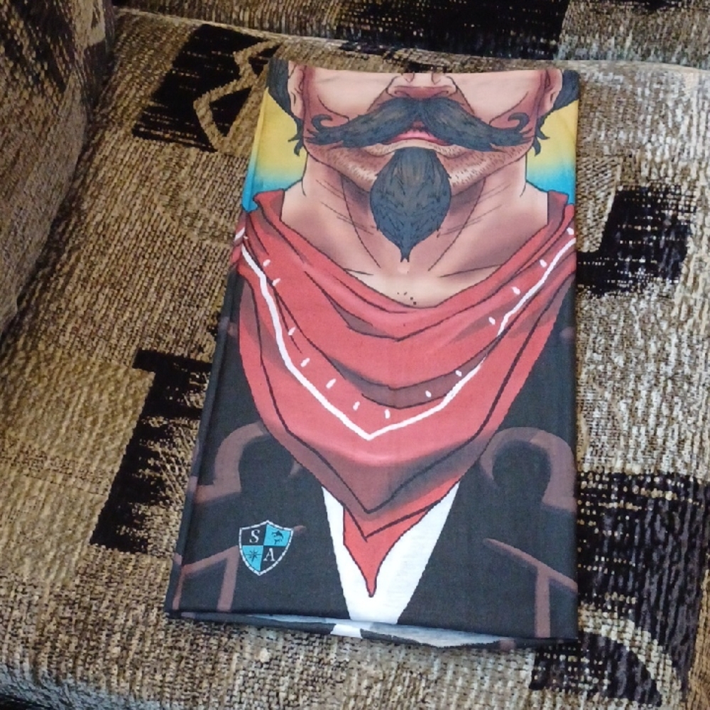 4/$40 New Cowboy Face Shield Bandana Or Balaclava - Multipurpose
